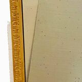 Louis Philippe mirror in wood and patinated stucco 19th century