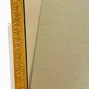 Louis Philippe mirror in wood and patinated stucco, 19th century.