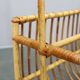 Mid-century European rattan accessories set with tables and magazine racks, 1960s