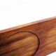 Scandinavian teak tray with 4 ceramic ramekins 1960