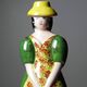 Antique porcelain bottle from Limoges in the style of Robj, 1920s-1930s.