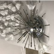 Large Venetian Murano Glass Ceiling Light Flushmount