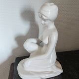 Ceramic female sculpture