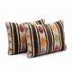 Set of 2 vintage kilim cushion covers 41x61 cm