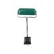 Art Deco Desk Lamp Notary Lamp Erpe Model 52 Wrought Iron Green Enamel Shade