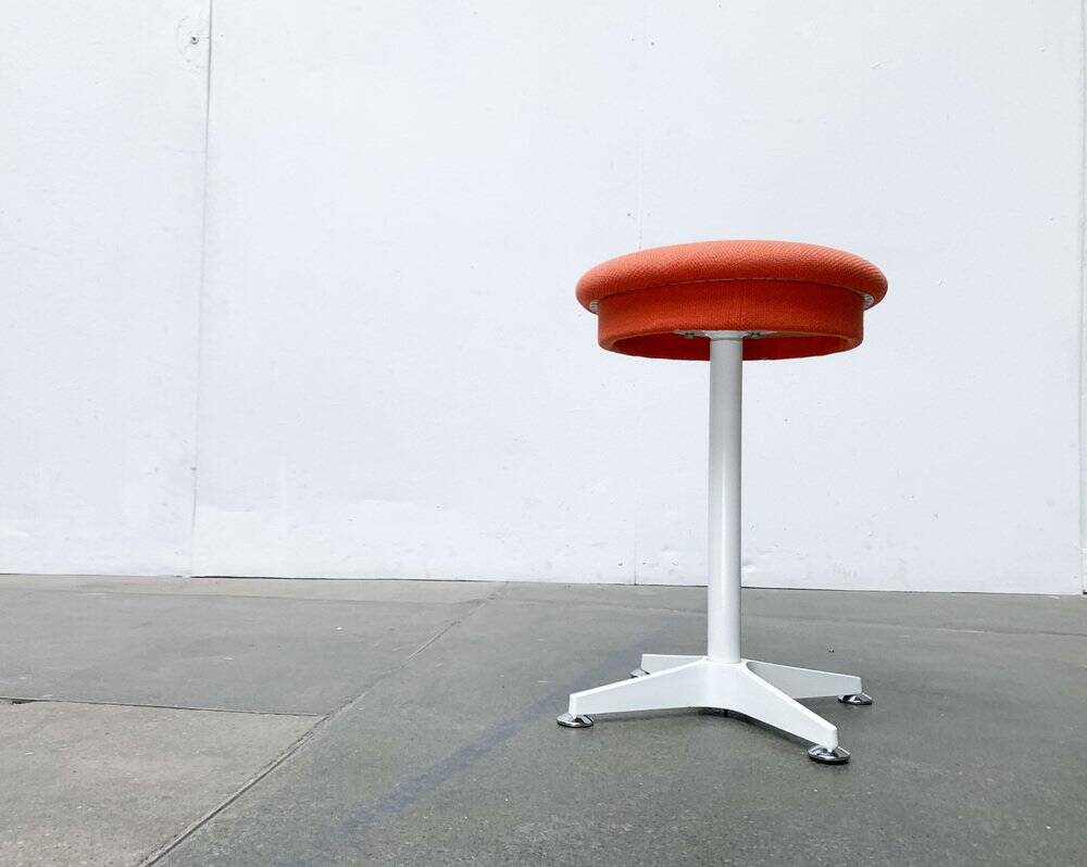 German Space Age swivel stool from the mid-century by Bremshey, Solingen, 1960s.