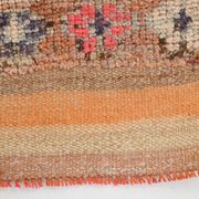 3x11 Pink Salmon Oriental Vintage Runner Rug, 99x341Cm