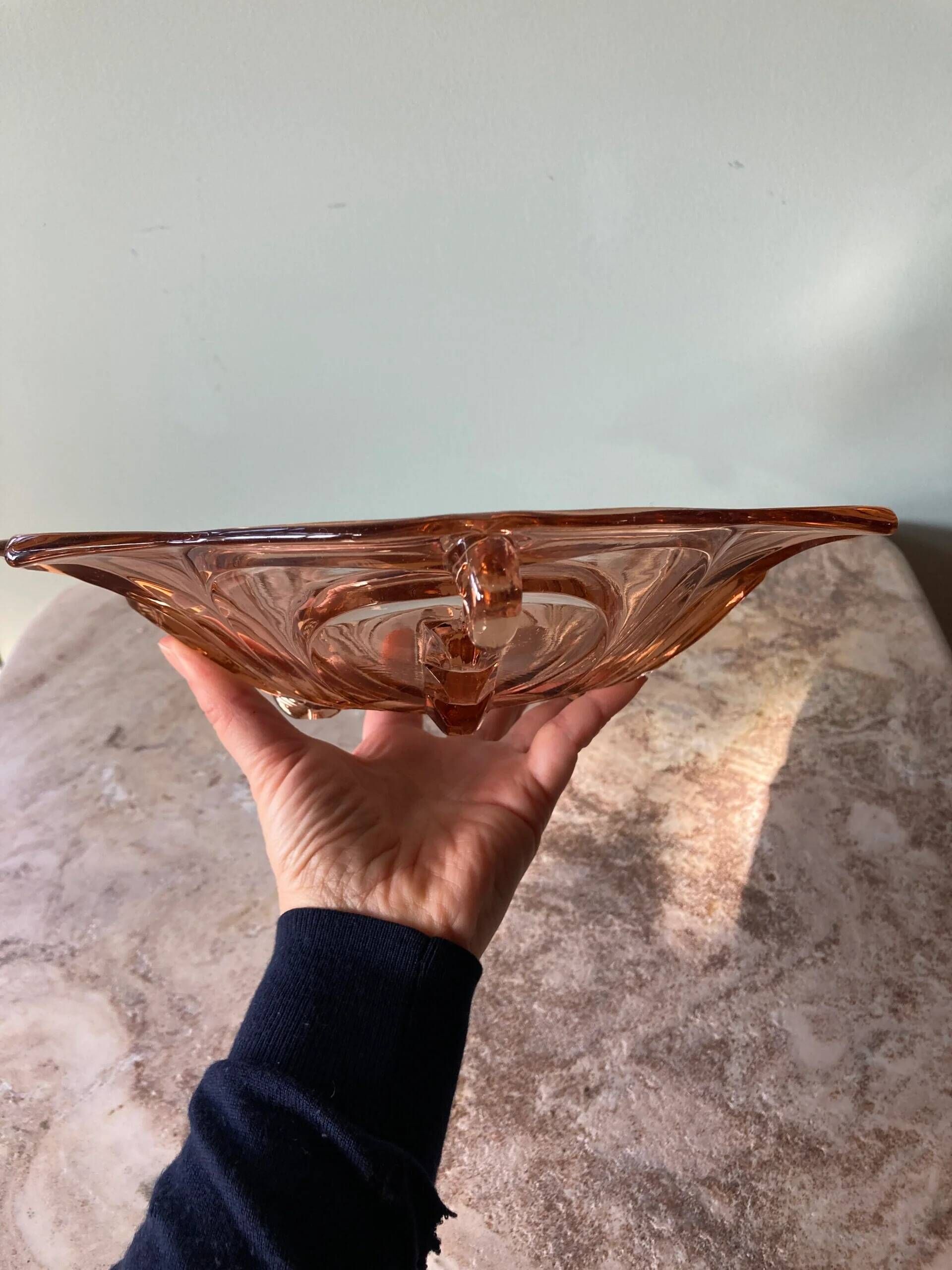 Art deco bowl 'Irene' by August Walther and Söhne
