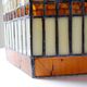 Large vintage suspension Artistar in Tiffany stained glass style, circa 1998.