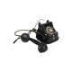 Old rotary dial telephone black metal bakelite rtt 1965