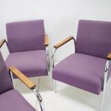 Mid-Century Tubular Chrome Armchair, Germany 1970s