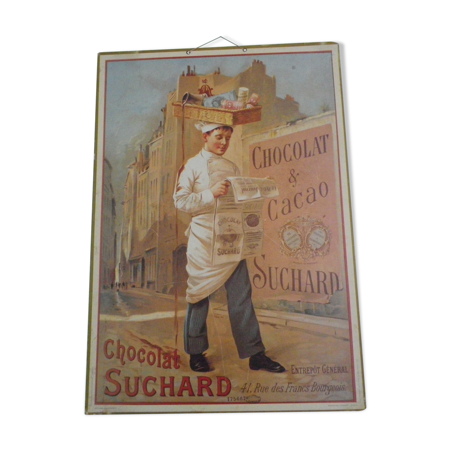 Advertising poster "chocolat suchard" Bernard Carant