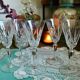 5 verres à vin rouge en cristal Saint Louis