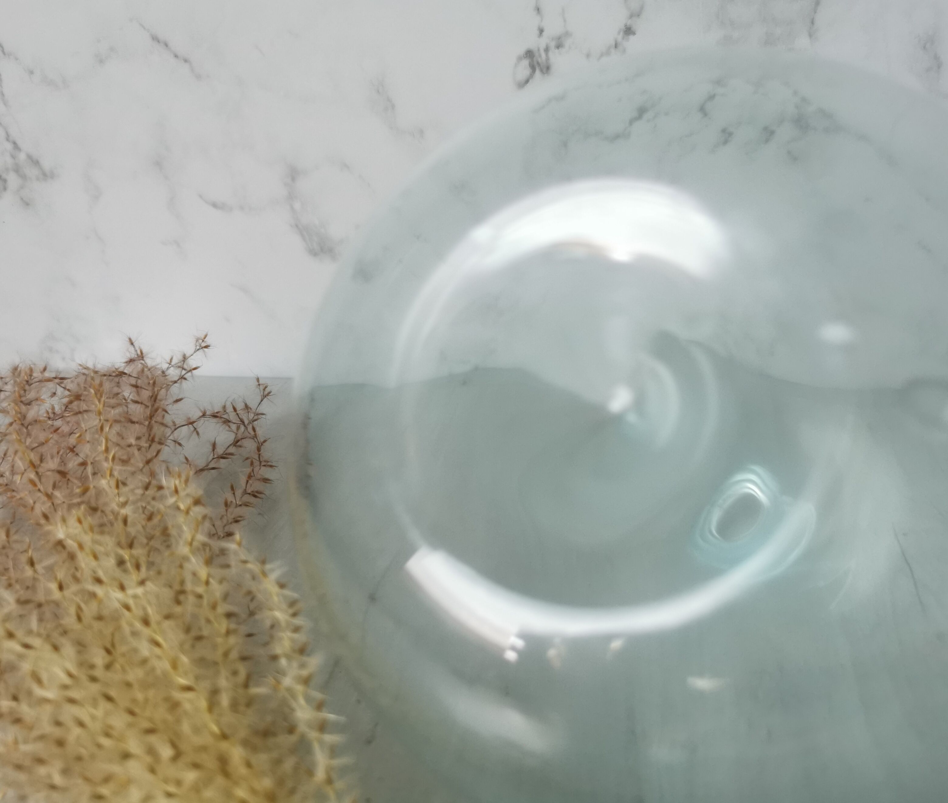 Blown glass vase dame-jeanne