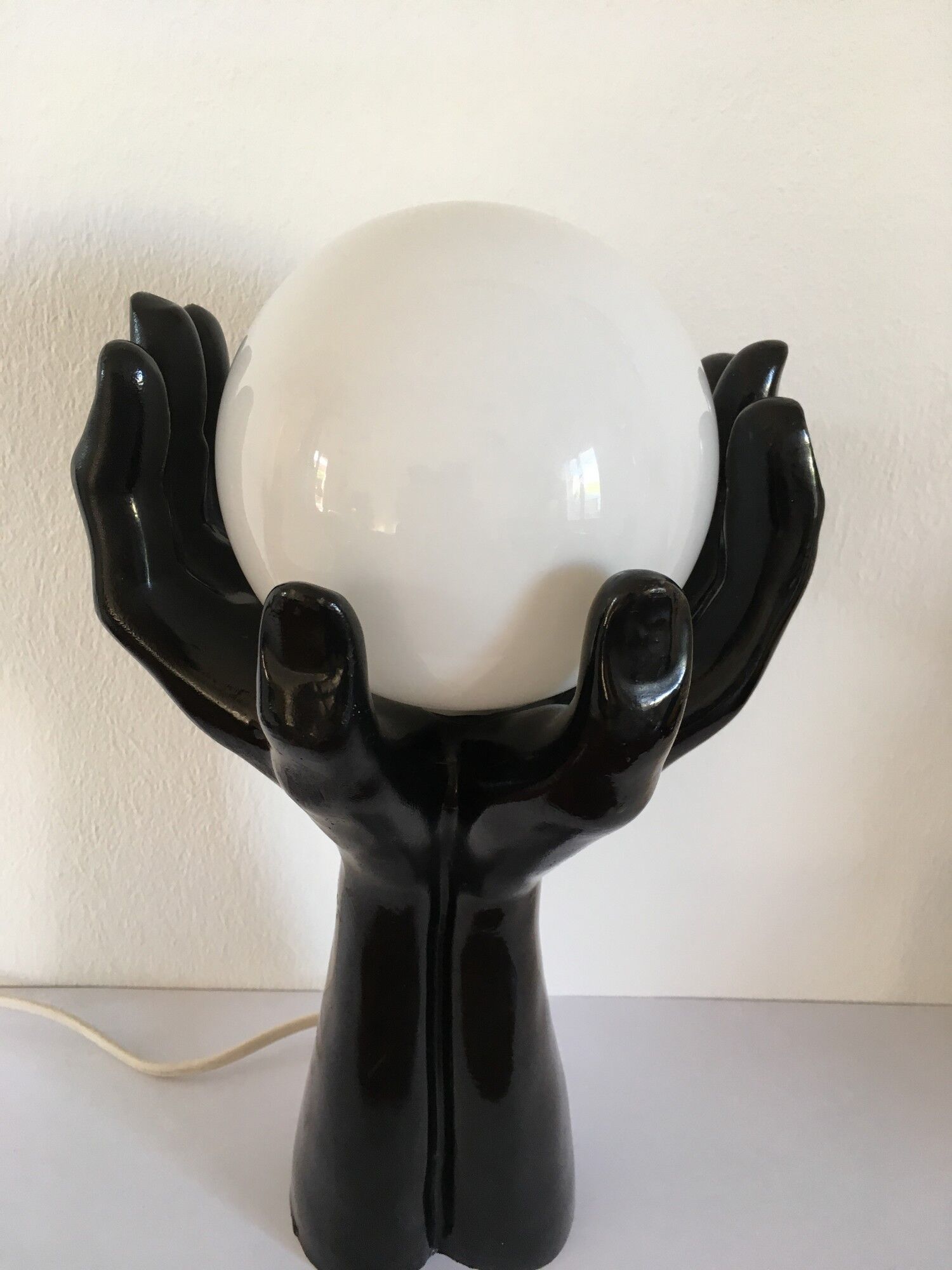 Vintage 70s hand lamp