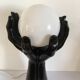Vintage 70s hand lamp