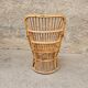 Bamboo and rattan armchair 50s Italy