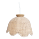 Suspension lampshade rattan straw