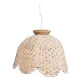 Suspension lampshade rattan straw