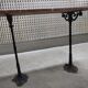Cast iron and marble peddler's table