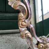 MIRROR IN LOUIS XV STYLE WITH GILDING AND SILVERING