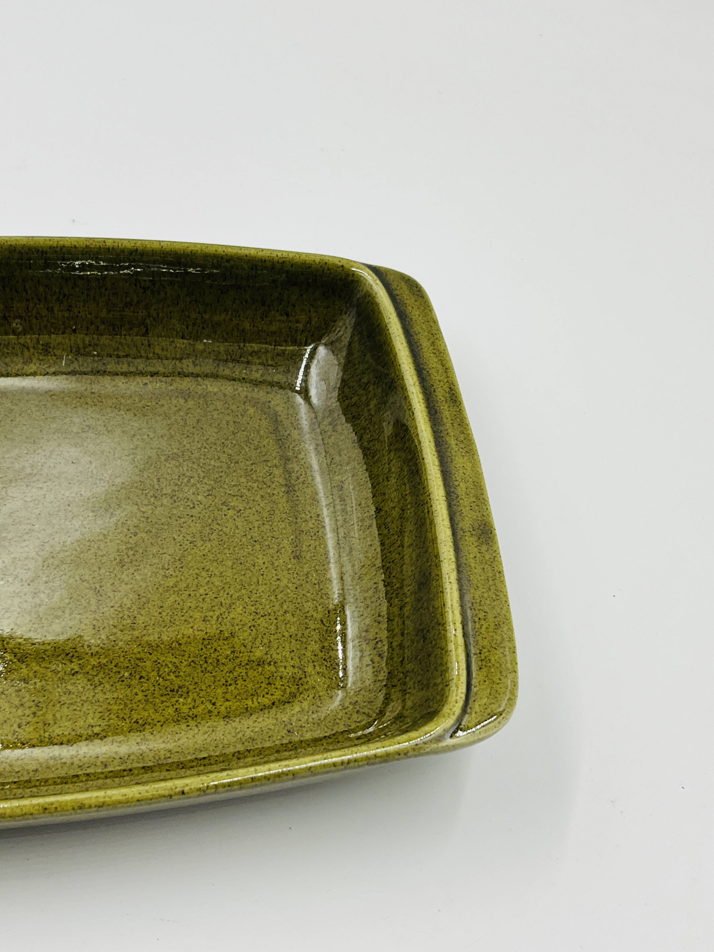 Plat rectangulaire en grès Hälsingborg Bengt Johansson