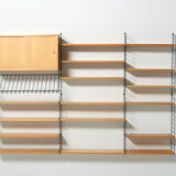 Shelving System in Ash by Nisse Strinning for String, Sweden - 1950