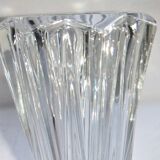Vase ancien art déco cristal décoration fleur pot