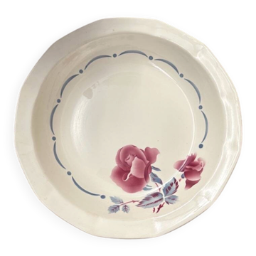 Plat Creux Digoin Sarreguemines Modèle "Boulogne" - Faïence Vintage Fr