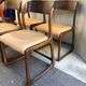 Original Baumann "Sled" series of 4 chairs