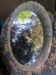 Oval mirror backlit Egon Hillebrand 60s/70s