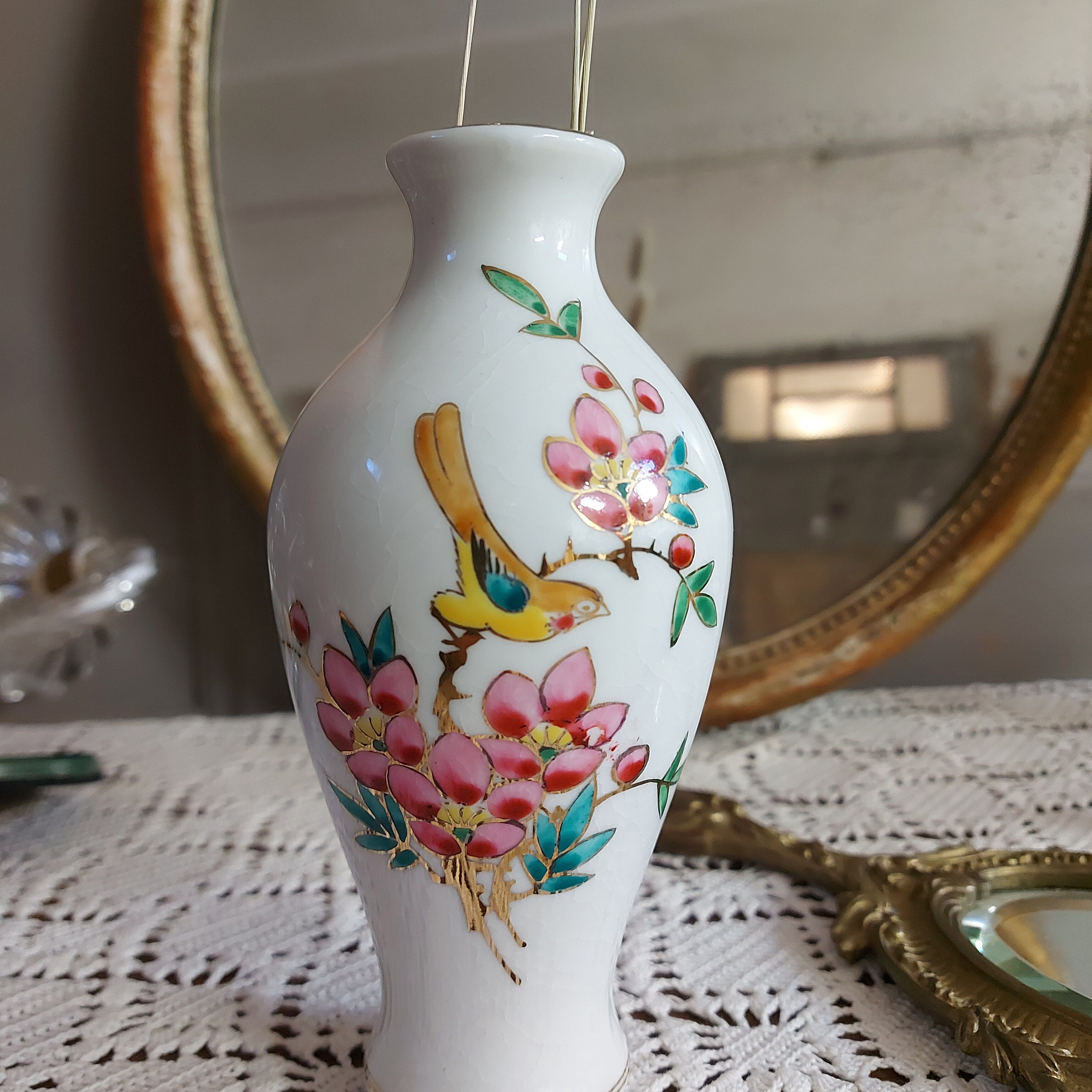 White ceramic vase