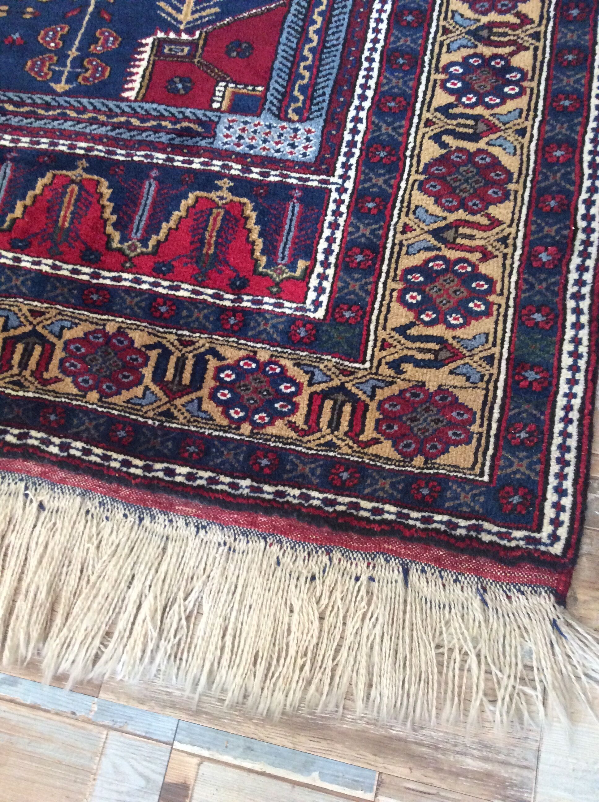 Old Afghan carpet 330x 170cm