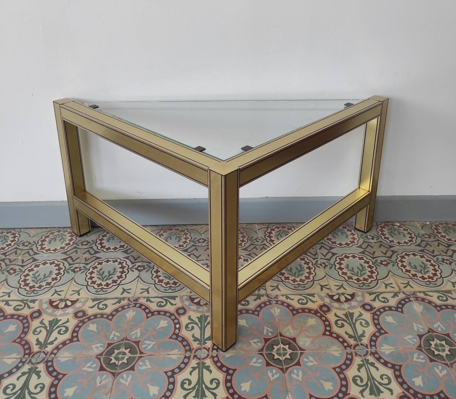 Coffee table, corner side table, 1980.
