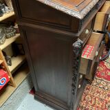 Pupitre meuble écritoire à tiroirs ancien