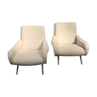 Pair of armchairs model Lady Zanuso