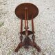 Side table in walnut