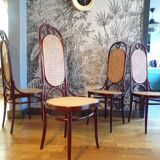 Suite 4 dining chairs Thonet 207R