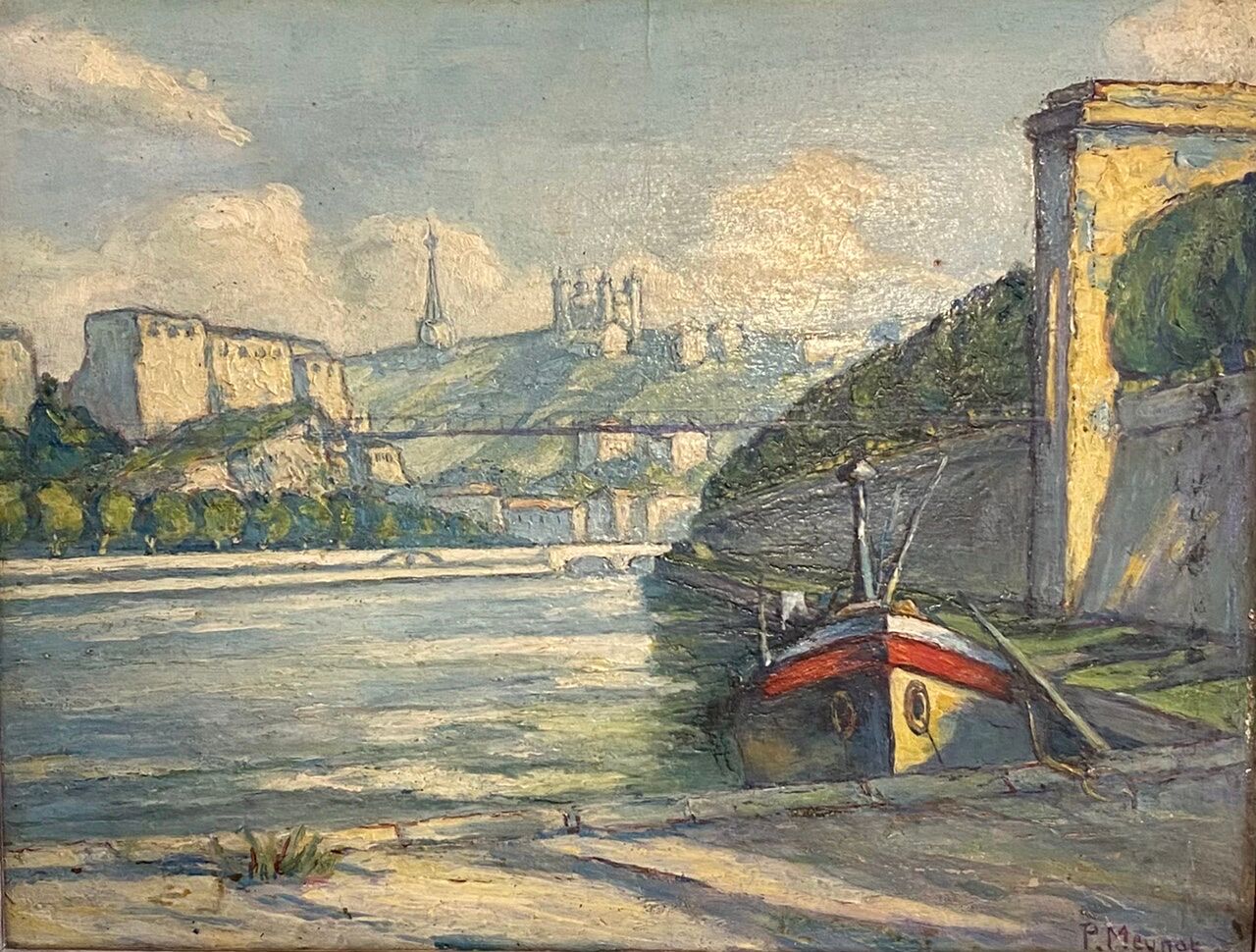 Old painting, signed marine, 50s/60s