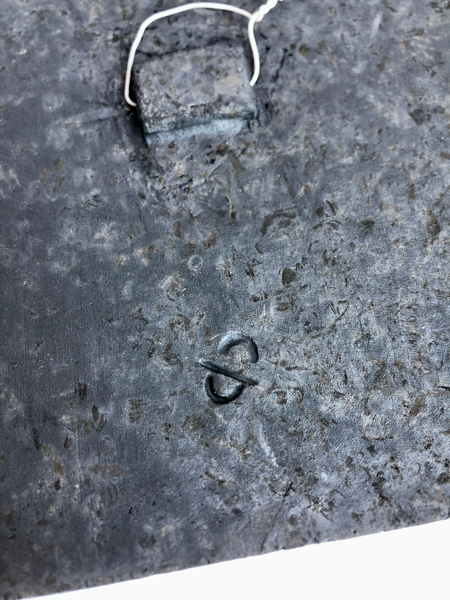 Tableau raku Claudine Dumur