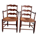 Paire de fauteuils de nourrice, style provençal 19ème siècle
