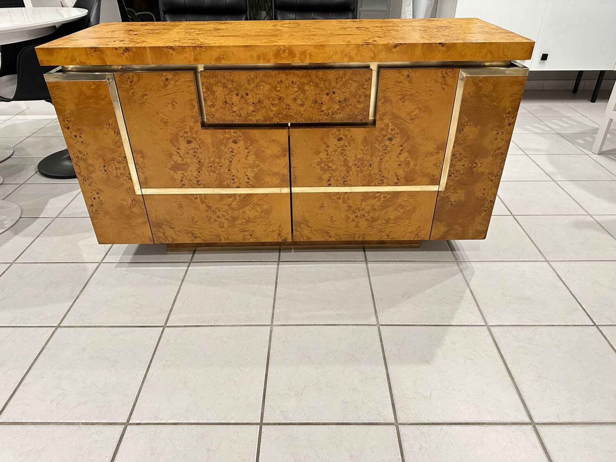 Jean Claude Mahey Roche Bobois vintage 1970s bar cabinet sideboard