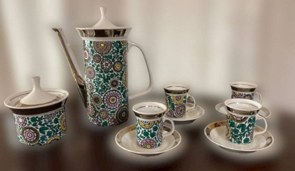Vintage coffee set, 1960s