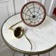 Suspension in mother-of-pearl and bamboo / wood 50s