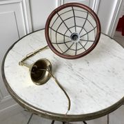 Suspension in mother-of-pearl and bamboo / wood 50s