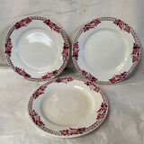 3 plates Saint Amand