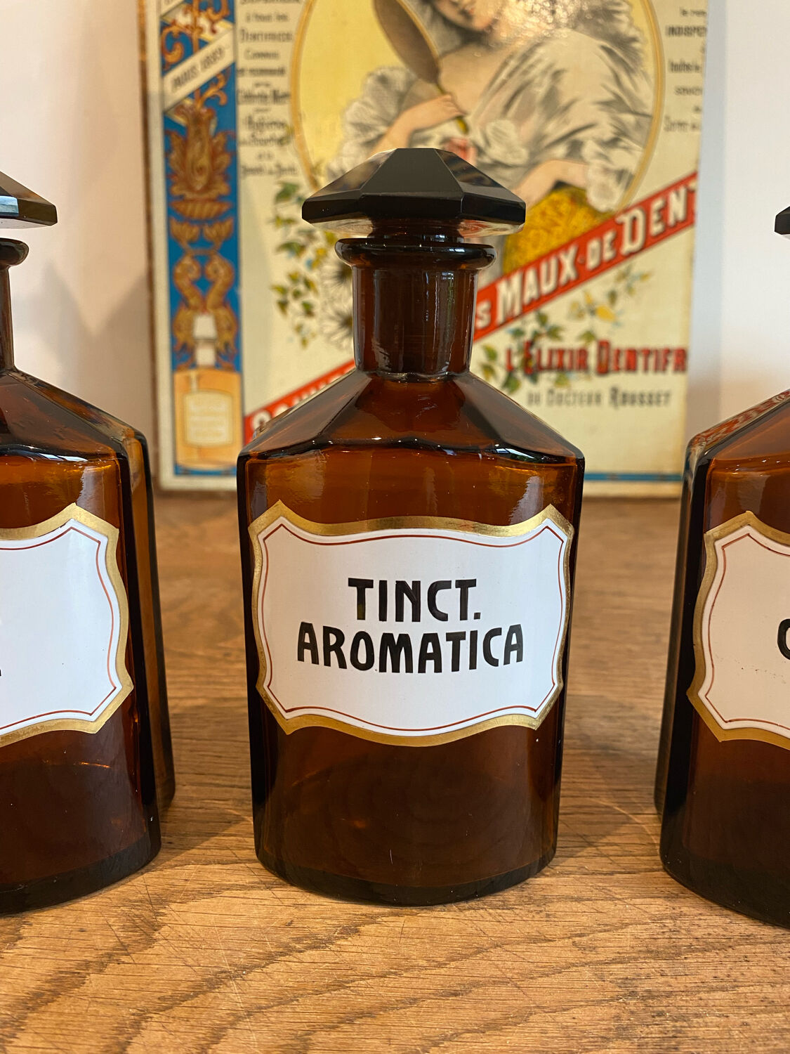 Apothecary bottles