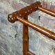 1900s bamboo style wooden towel rack