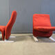 Fauteuils Concorde de Pierre Paulin, ensemble de 4, années 1960.
