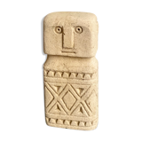 minimalist stone faces